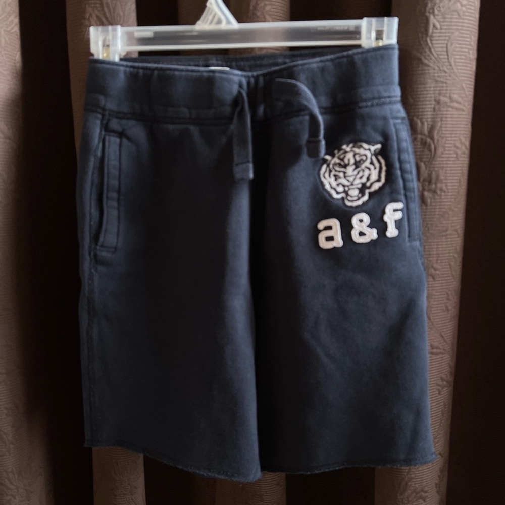 Abercrombie Fitch / Abercrombie kids boys tiger logo fleece shorts